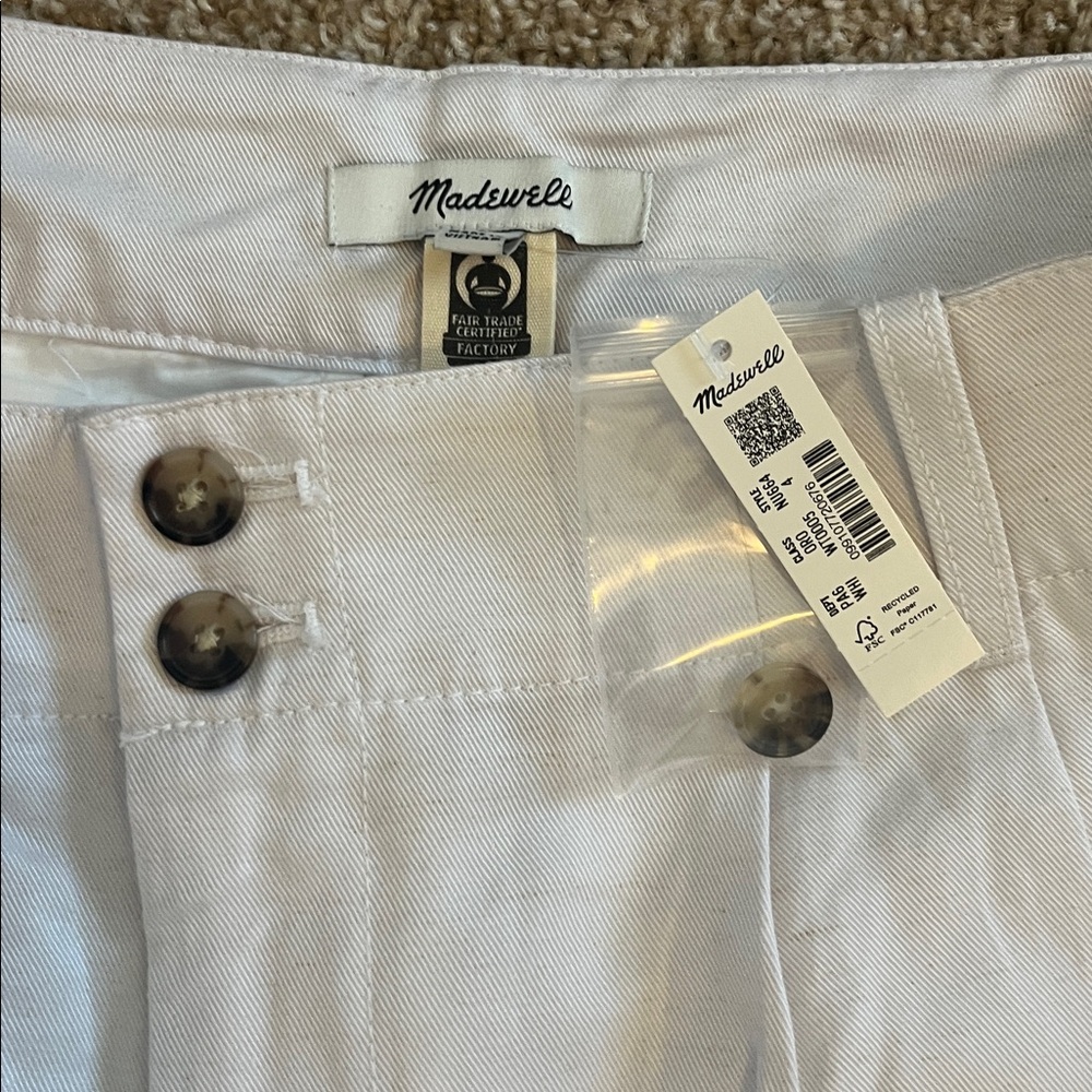 Madewell the Drapey Twill Pleated Shorts - Picture 10 of 13